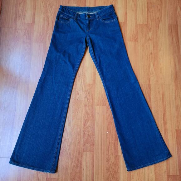 GUCCI New Flare Base Flared Jeans Premium Blue Denim Size 26 Bell Wide Bottoms - Picture 16 of 16